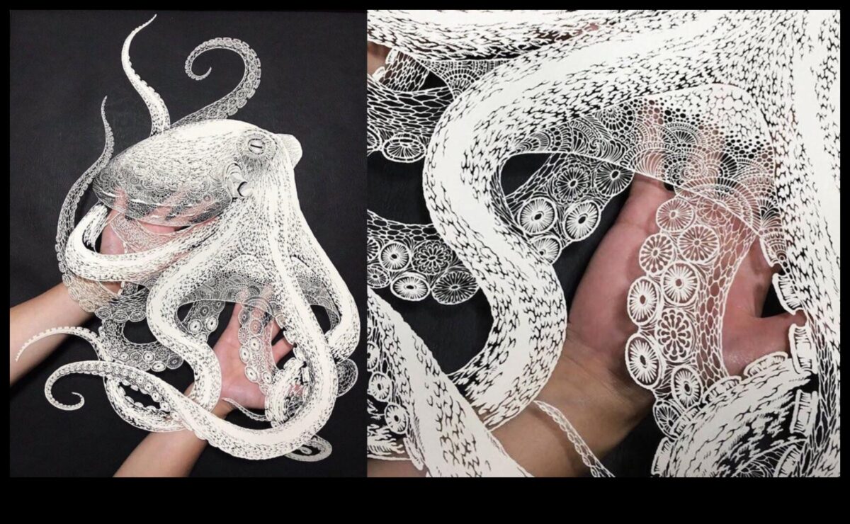 قطع الورق المعقد: صياغة تصميمات دقيقة ومفصلة