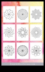 زن Papercraft Mandalas: إبداعات تأملية بالورق