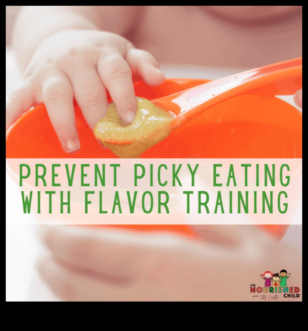 المتذوقون الصغار: استكشاف النكهات المتنوعة في النظام الغذائي للطفل