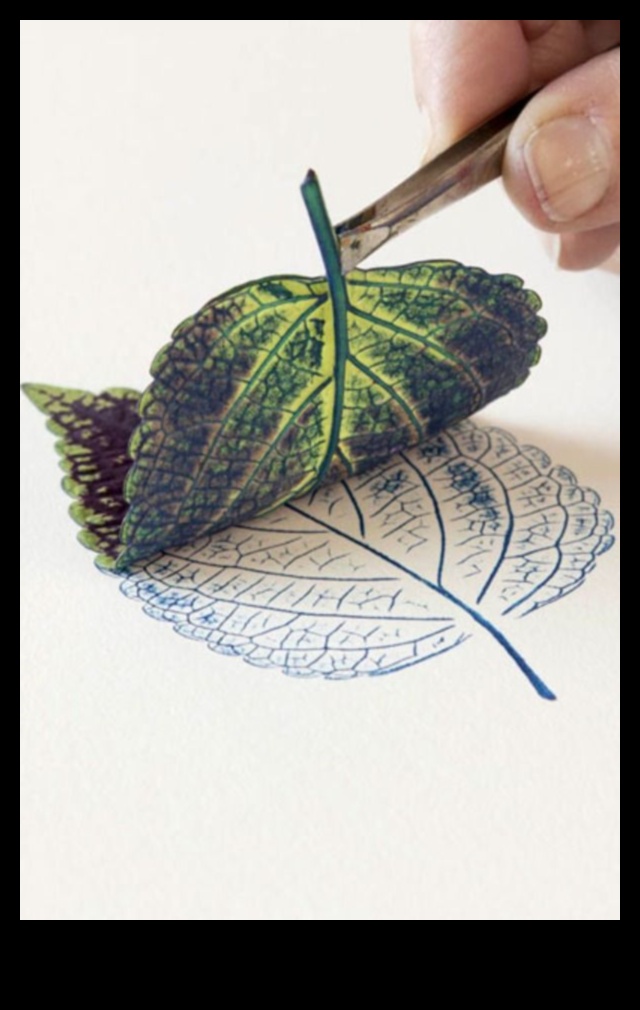 صناعة الورق باستخدام المطبوعات النباتية: إنشاء فن مستوحى من الطبيعة