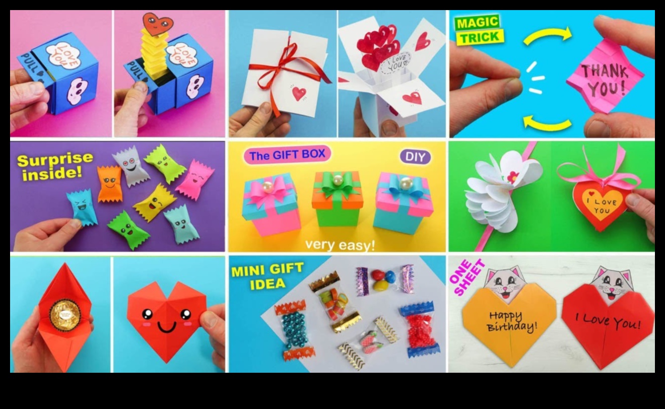 هدايا الأعمال الورقية التي تصنعها بنفسك: هدايا مدروسة لكل مناسبة