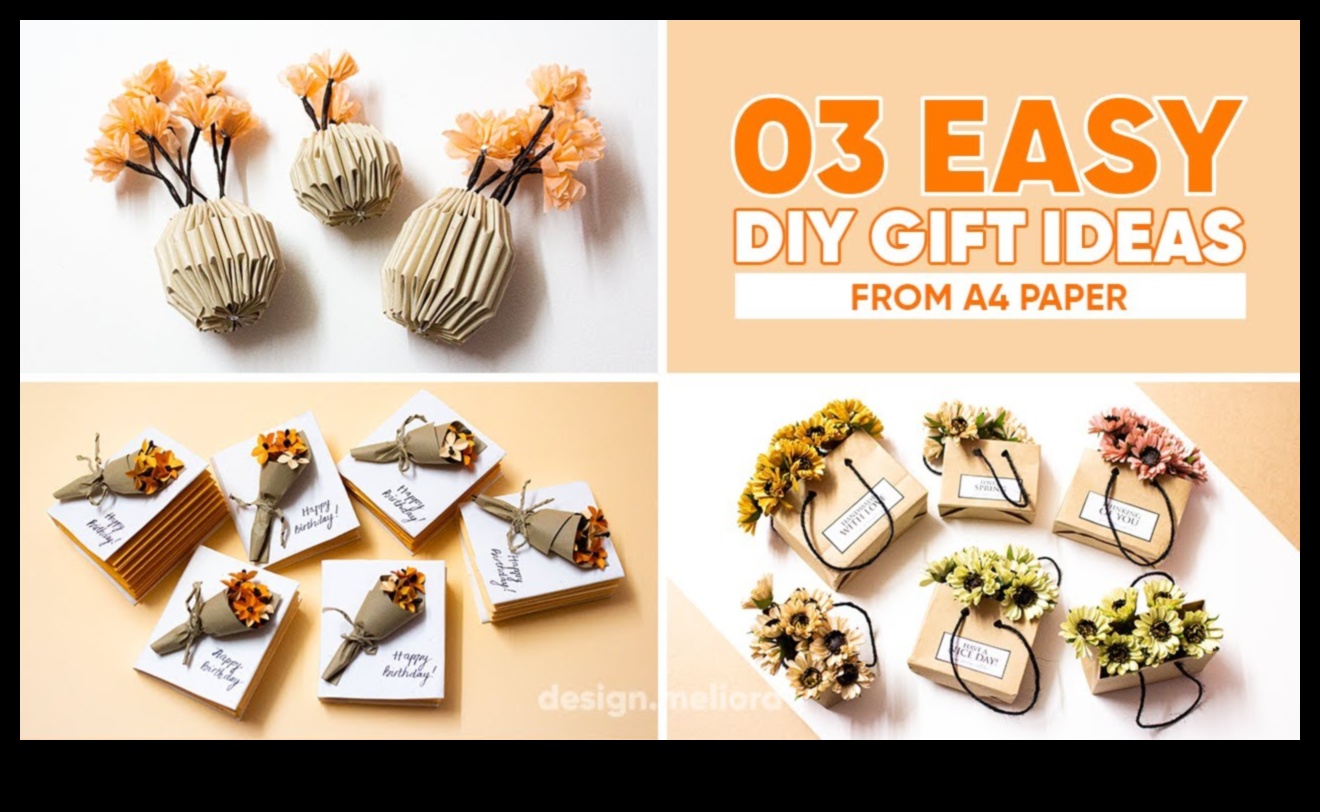 هدايا الأعمال الورقية التي تصنعها بنفسك: هدايا مدروسة لكل مناسبة