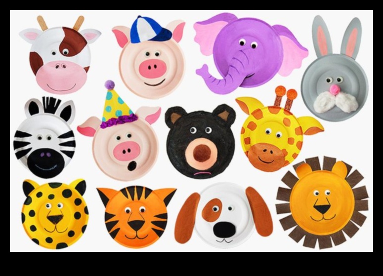 حيوانات الأطباق الورقية التي تصنعها بنفسك للأطفال: صناعة مخلوقات خيالية