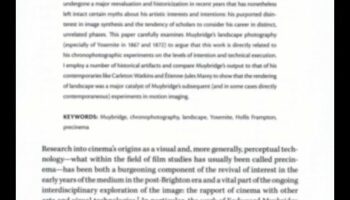 المناظر الطبيعية في الحركة II: وجهات نظر ديناميكية حول جمال الطبيعة